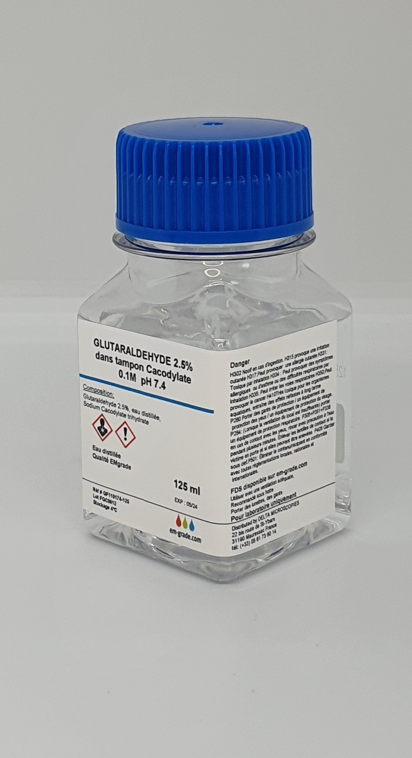 gluta-25-cacodylate-buffer-01m-ph74 en flacon