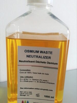 Osmium tetroxide waste neutralizer